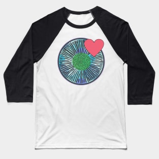 Diatom - Lindavia (blue) Baseball T-Shirt